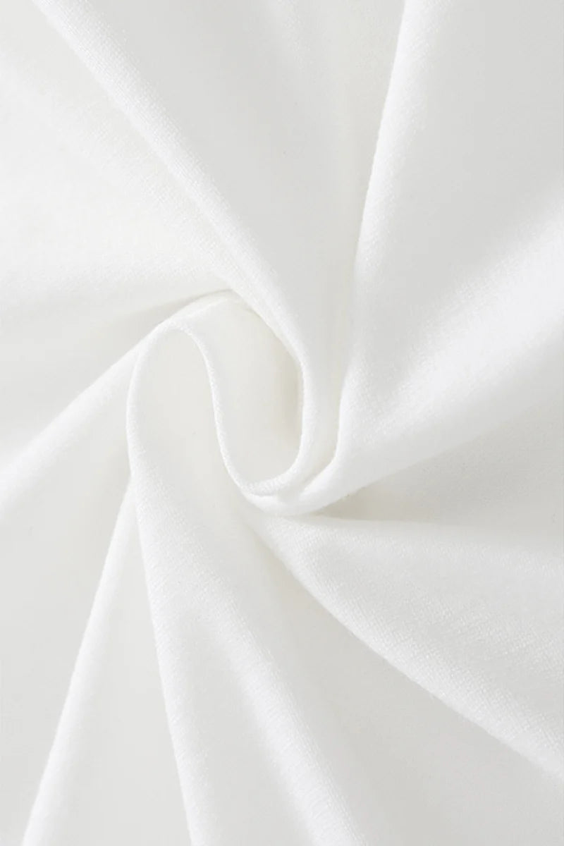 Sleeveless One-Shoulder-Tie Ruched Maxi Dress